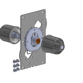 Single Adjustable Coupler 6″